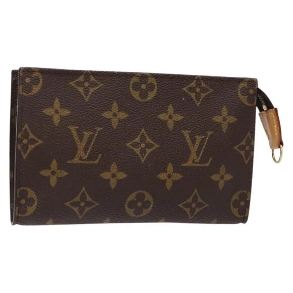 LOUIS VUITTON Monogram Bucket PM Accessory Pouch LV Auth - Picture 1 of 16